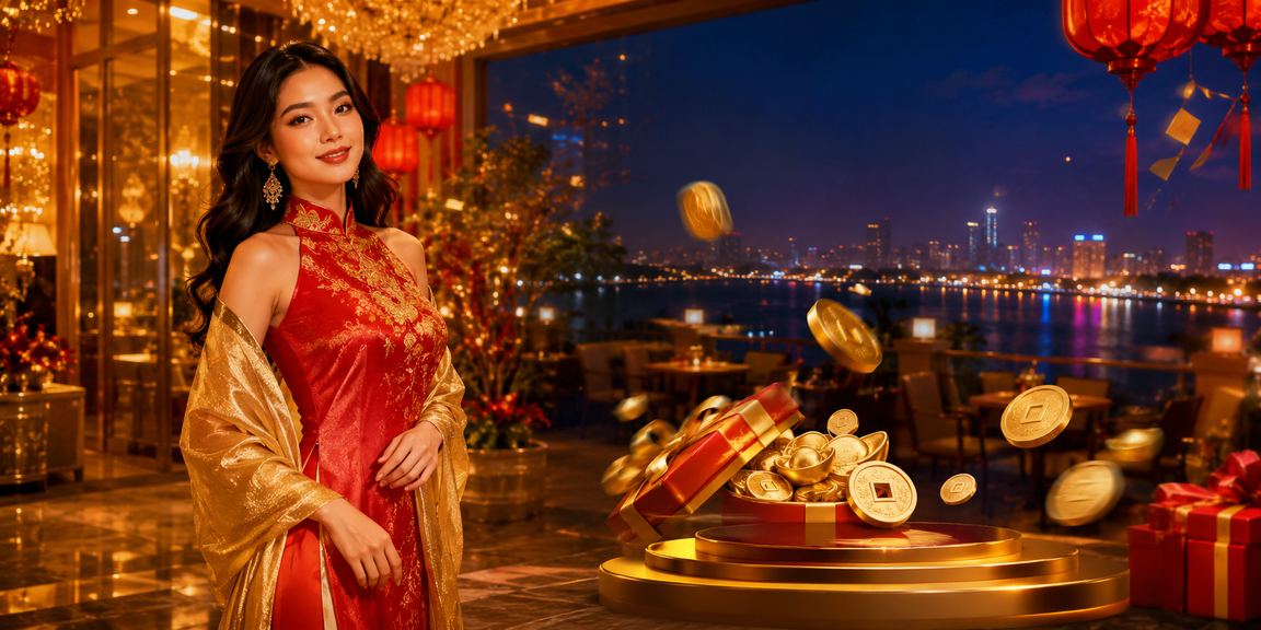 Người phụ nữ Hà Nội trong trang phục áo dài tham gia casino trực tuyến trên điện thoại